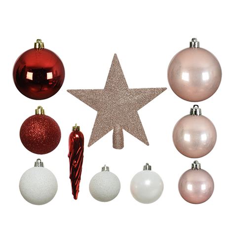 Novogodišnji nakit set PVC 33kom mix 029226 | Volim svoj dom