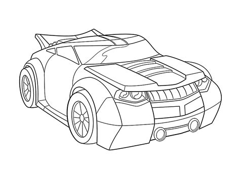 Bumblebee Coloring Page