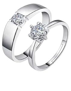 Buy Couple Rings for women girls lovers men boys girlfriend Couples ...