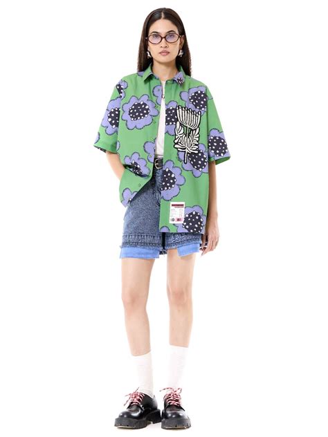 Embroidered Floral City Shirt