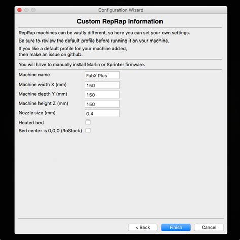 In the Cura slicing window, go to File→ Open Profile and select the ...