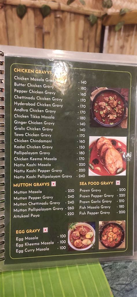 Menu at Bamboo Heaven Restaurant, Coimbatore