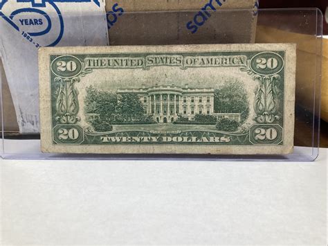 1950 A $20 (Twenty) Dollar Note US Federal Reserve Star Bank Note ...