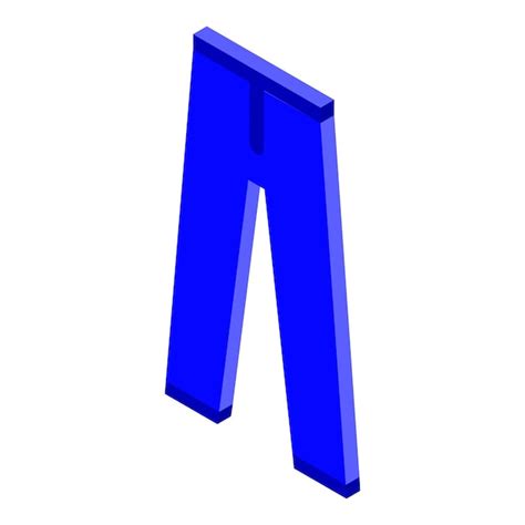 Jeans pants icon isometric of jeans pants vector icon for web design ...