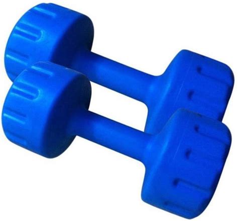 NATIONAL EXPORT HOUSE PURE PVC 2 KG DUMBBELL PACK OF PAIR , Fixed ...