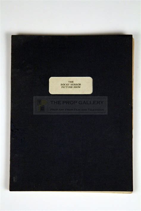 The Prop Gallery | Production used script