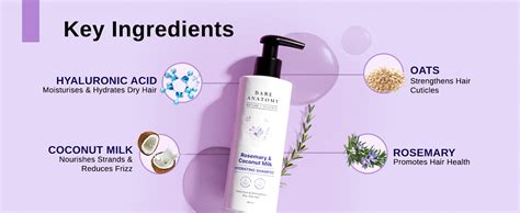 Bare Anatomy Nature x Science Rosemary & Coconut Milk Hydrating Shampoo ...