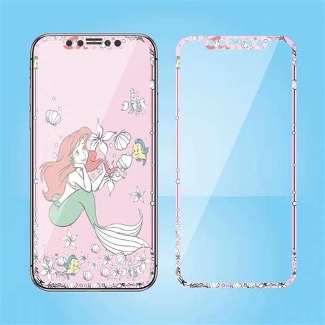 即日発送 アリエル iPhoneX iPhoneXS ガラスフィルム | umi shop