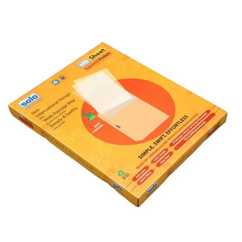 Sheet Protectors – Topnotch pockets – A4 (SP201), Packs of 100 – Filex ...