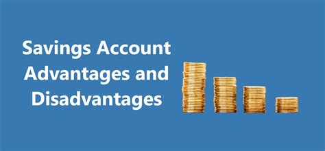 Savings Account Advantages and Disadvantages – CreditHita
