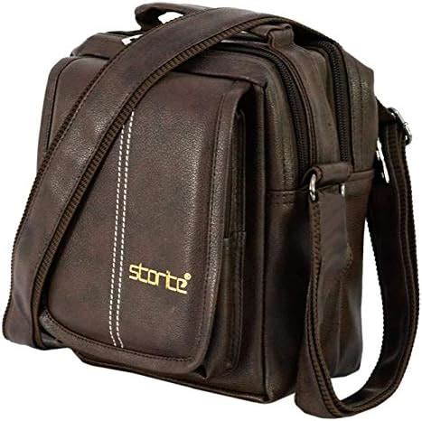 DAHSHA Nylon Stylish Small Multi-Pocket Sling Cross Body Travel Office ...