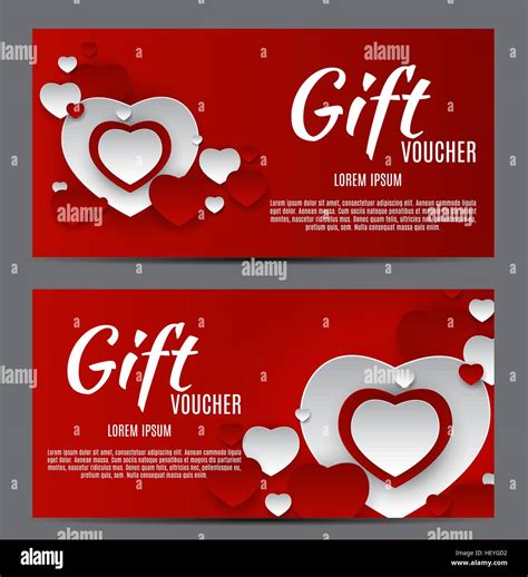 Valentine s Day Heart Symbol Gift Card. Love and Feelings Backgr Stock ...