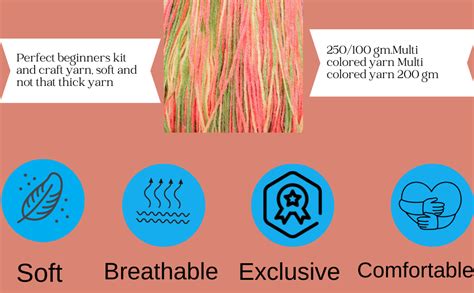 Oswal Knitting Yarn Wool Multi Orange Pink Yellow Green 200gm. Woolen ...