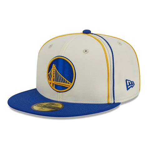 New Era /Royal Golden State Warriors Piping 2-Tone 59FIFTY Fitted Hat ...