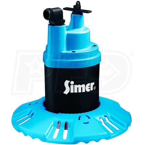 Simer 2125PCP - 25 GPM 1/4 HP Automatic Pool Cover Pump
