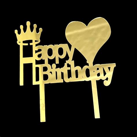Bakewareind Happy birthday Cake Topper