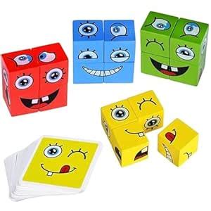 BABYLAMA Emoji Cube Face Change Game for Kids, Learning & Educational ...