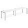 Mesa multipuesto bench doble Kubika 126 estructura aluminio | Ofiprix