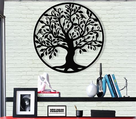 Buy DEKADRON Metal Wall Art - Tree of Life - Family Tree - 3D Wall ...