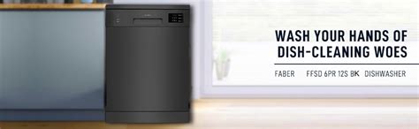 Faber 12 Place Setting Dishwasher (FFSD 6PR, 12S, Black) : Amazon.in ...