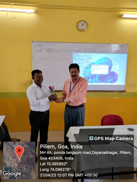 Presentation on the various forensic courses – Goa Multi Faculty College