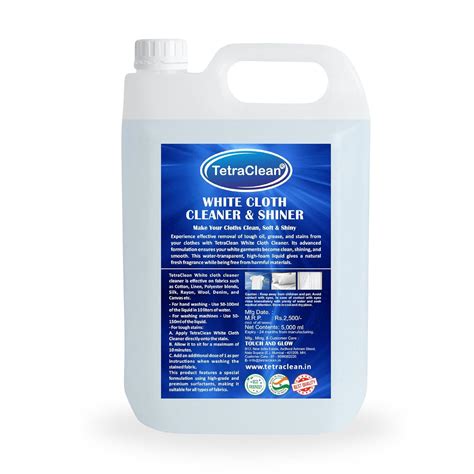 TetraClean White Cloth Cleaner Lavender Liquid Detergent (5 L) : Amazon ...