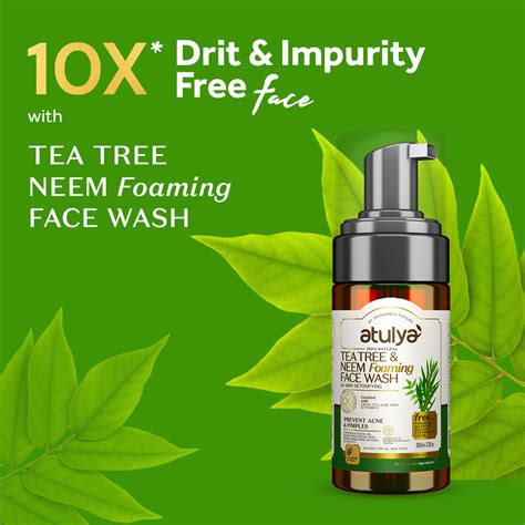 Buy online atulya Tea Tree & Neem Face Wash for acne-prone Skin
