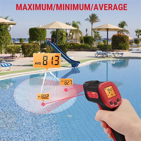 ThermoPro Infrared Rectangle Grill Thermometer TP30W at Lowes.com