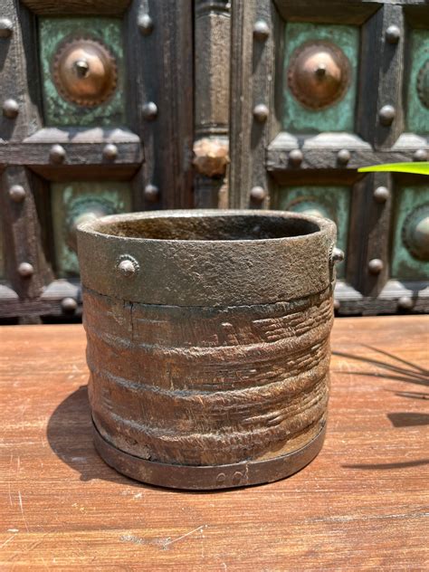 Vintage wooden Rice Measurment Planter – Thesourceindia.net