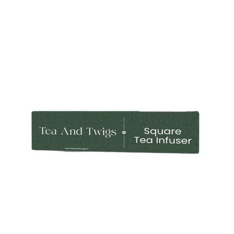 Square Tea Infuser | Tea And Twigs India