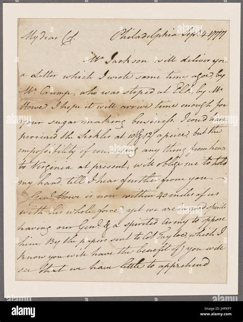 Lee, Francis Lightfoot. To Col. Landon Carter (NYPL b11868620-5339268 ...