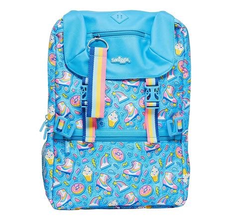 Smiggle Bright Side Foldover Attachable Colourful printed bag for Kids ...