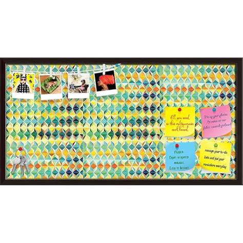 ArtzFolio Funky Triangle Bulletin Board Notice Pin Board | Vision Soft ...