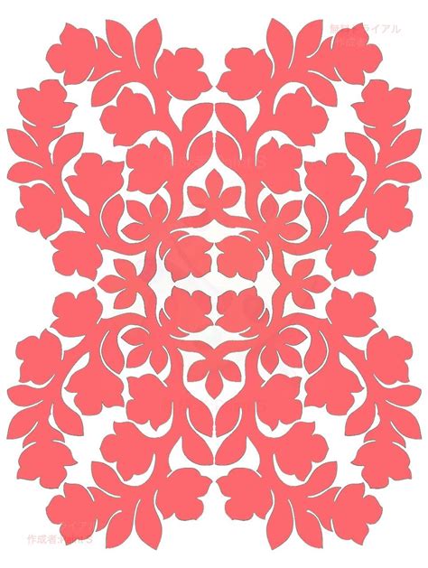 パターン | Shells Hawaiian Quilt