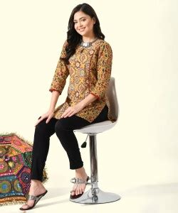 Meesan Women Printed A-line Kurta - Buy Meesan Women Printed A-line ...