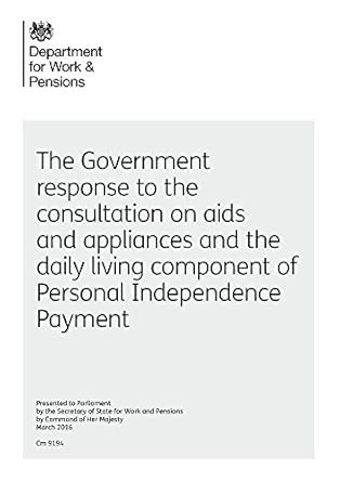 The Government response to the consultation on aids and appliances and ...
