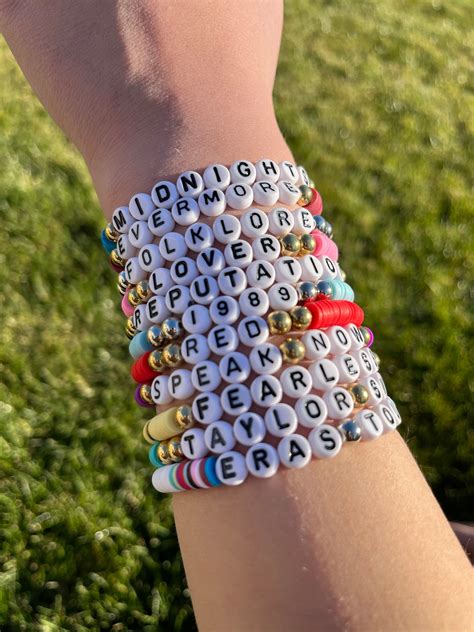Taylor Swift Bracelets | Eras Tour Bracelets | Swifties | Friendship ...