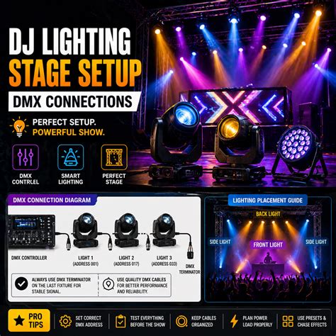 DMX Connections, Lighting Setup aur Pro Tips – Complete Tutorial ...