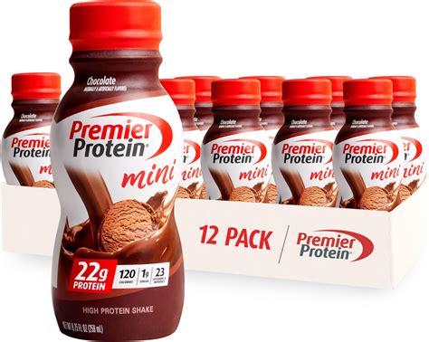 Amazon.com: Premier Protein Shake MINIs, Chocolate, 22g Protein, 120 ...