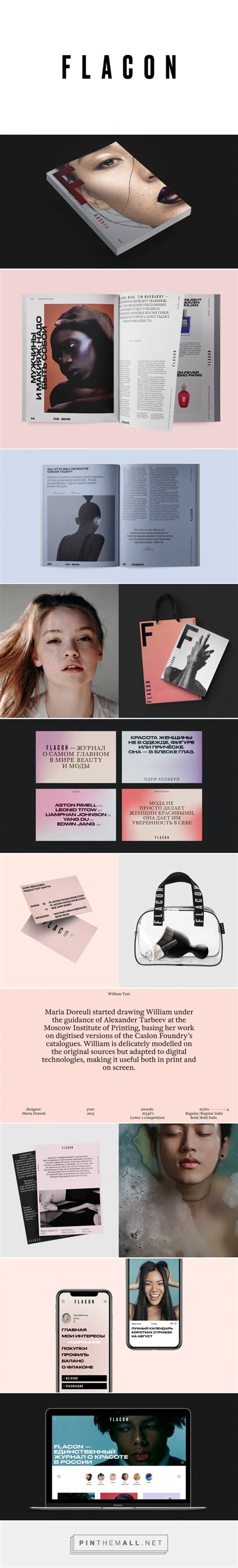 Flacon Magazine on Behance... - a grouped images picture - Pin Them All