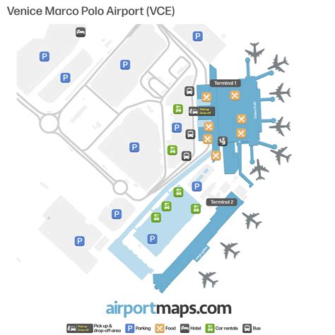 Venice Vce Airport Terminal Map Wheelchair Access At Venice Marco Polo