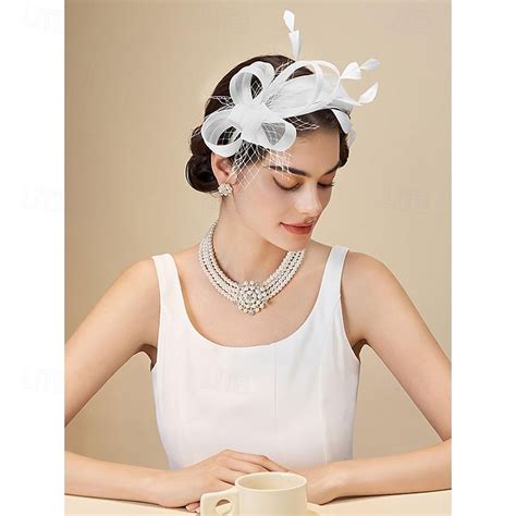 Elegant Derby Headpiece Fascinator Gentlewoman Fancy Dress Women's ...
