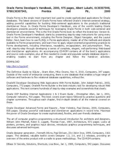 Image result for Oracle Forms Developer Tutorial Complete