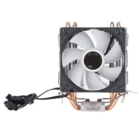 RGB CPU Air Cooler, High Performance CPU Air Cooler 90mm 3pin 4 ...