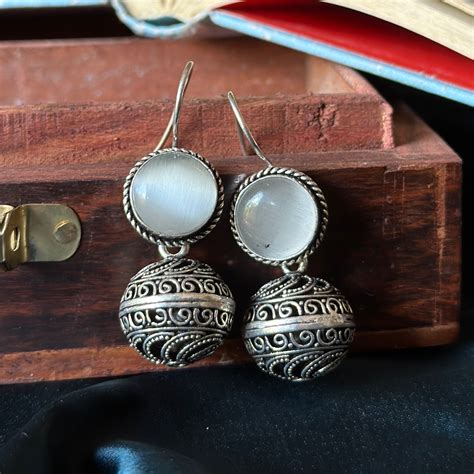 Candy 🍭 Jhumki | Monalisa Stone Jhumka / Hangings – Bloom - By Sushmita