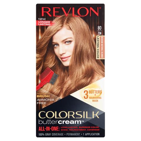 Buy Revlon ColorSilk Buttercream™ Hair Color - Medium Natural Blonde ...
