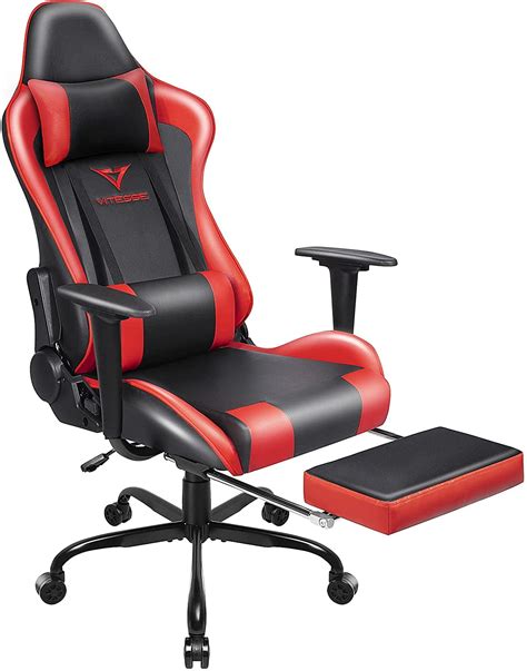 Buy Vitesse Ergonomic & Lumbar Support Swivel Gaming Chair, Red Online ...