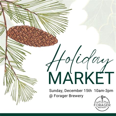 Holiday Market at Forager Brewery , Forager Brewery, Rochester, 15 ...