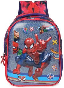 Stylbase Spiderman 3D embossed school backpack Red class up to 2th age ...