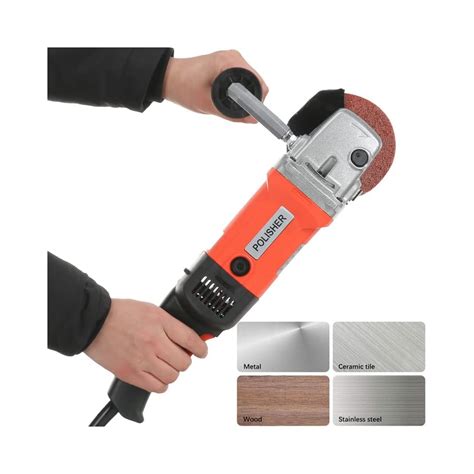 Buy GUIYING ZHANG 1400W Metal Burnishing Polishing Machine,tainless ...